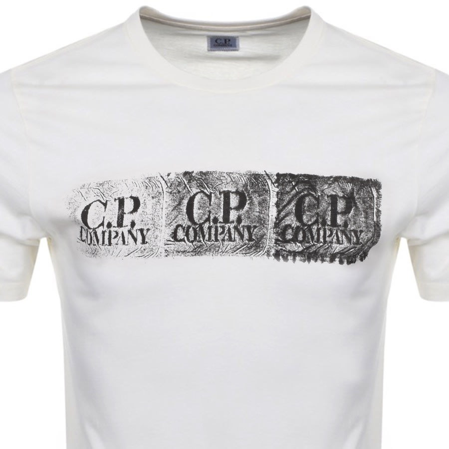 Alternative Image for ProductCP Company Logo T Shirt White2